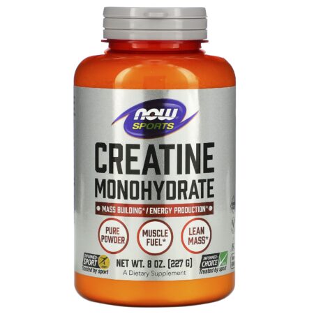 NOW Foods, Sports, Creatine Monohydrate, Pure Powder, 8 oz (227 g)