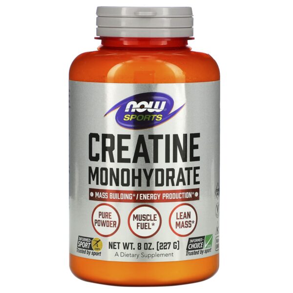 NOW Foods, Sports, Creatine Monohydrate, Pure Powder, 8 oz (227 g)