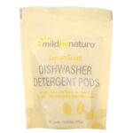 Mild By Nature, Automatic Dishwashing Detergent Pods, Lemon Scent, 10 Loads, 0.39 lbs, 6.24 oz (177 g)