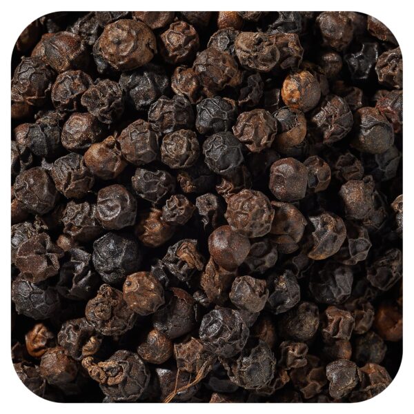 California Gold Nutrition, FOODS - Black Peppercorns Grinder, 6 oz (170 g) - Image 3