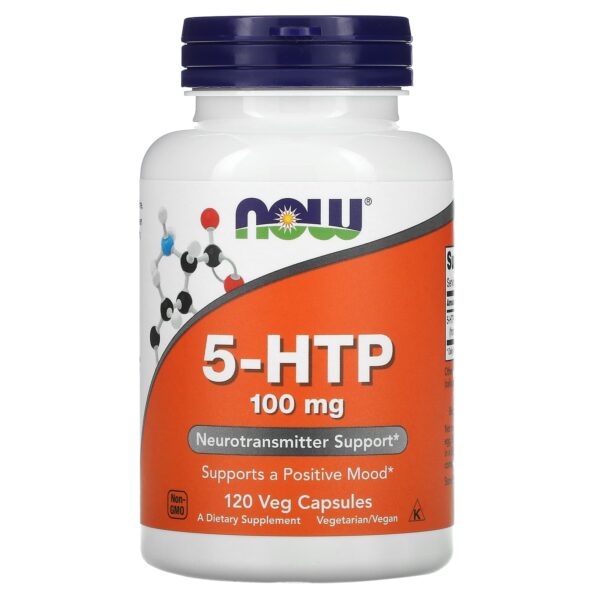 NOW Foods, 5-HTP, 100 mg, 120 Veg Capsules