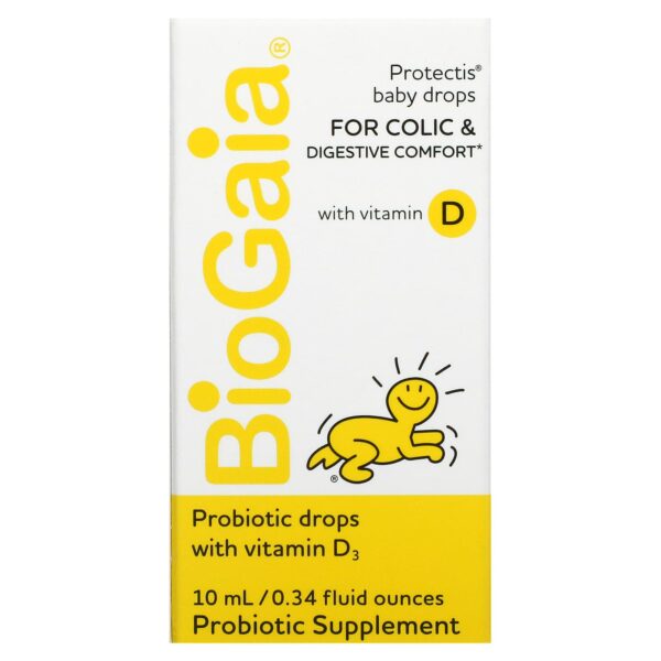 BioGaia, Protectis, Baby Drops, For Colic & Digestive Comfort with Vitamin D, 0.34 fl oz (10 ml)