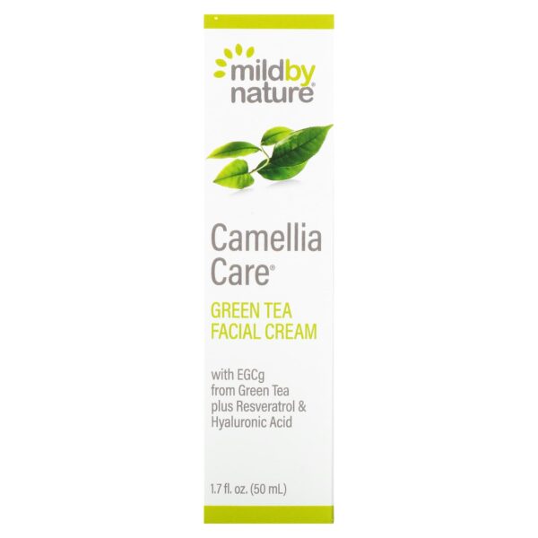 Mild By Nature, Camellia Care, EGCG Green Tea Skin Cream, 1.7 fl oz (50 ml) - Image 2