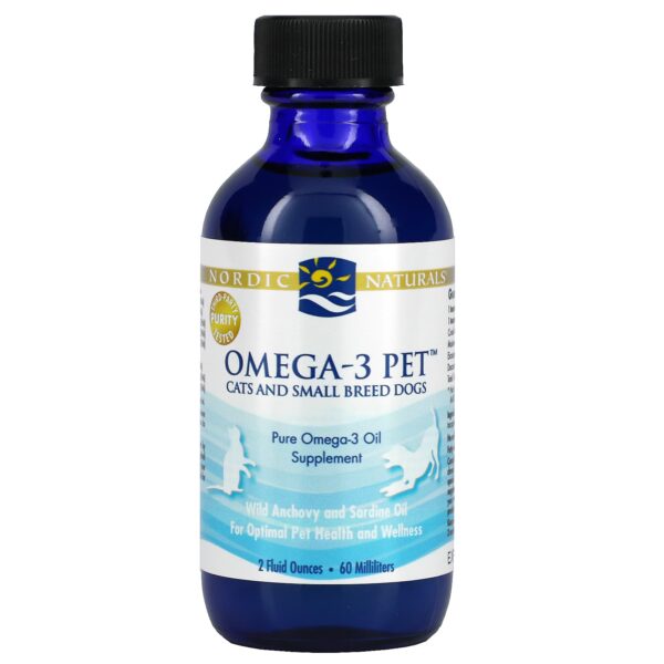 Nordic Naturals, Omega-3 Pet, Cats and Small Breed Dogs, 2 fl oz (60 ml) - Image 3