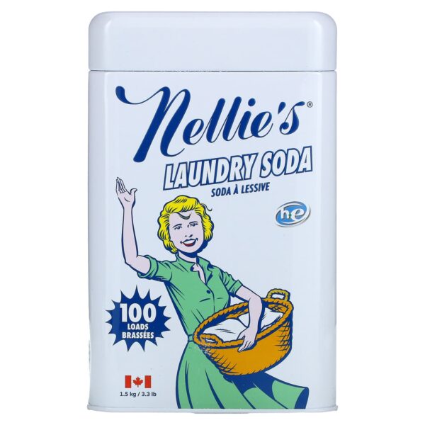 Nellie\'s, Laundry Soda, 100 Loads, 3.3 lbs (1.5 kg)