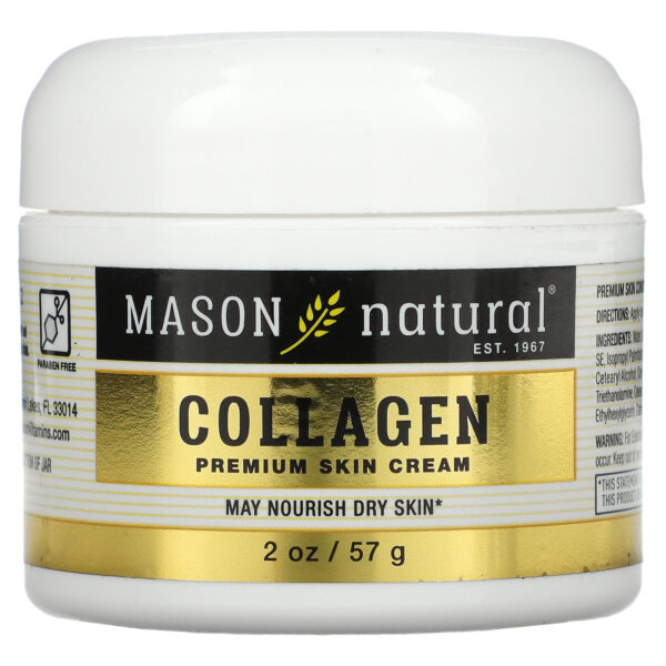 Mason Natural, Collagen Premium Skin Cream, 2 oz (57 g)