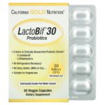 California Gold Nutrition, LactoBif Probiotics, 30 Billion CFU, 60 Veggie Capsules