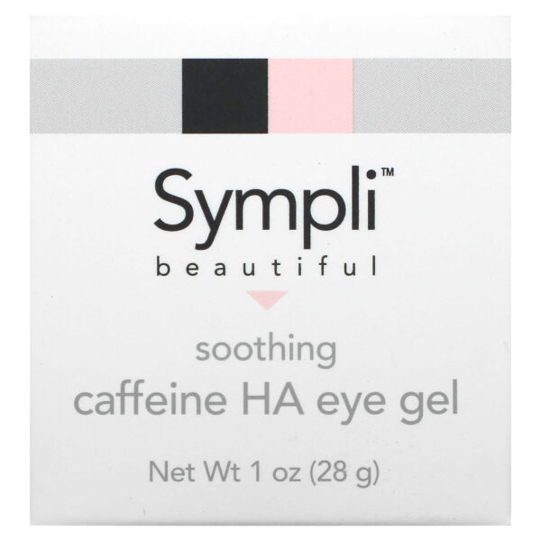 Sympli Beautiful, Soothing Caffeine Hyaluronic Acid Eye Gel, 1 oz (28 g) - Image 2