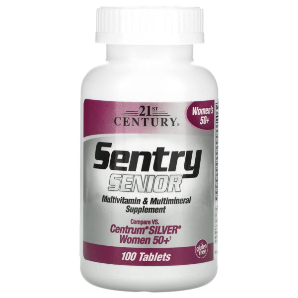 21st Century, Sentry Elder, Multivitamin & Multimineral Supplement, Women 50+, 100 Tablets