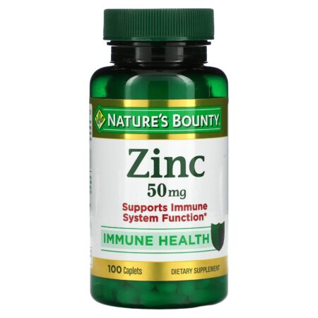 Nature’s Bounty, Zinc, 50 mg, 100 Caplets