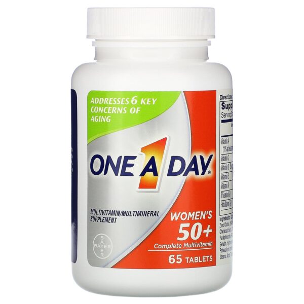 One-A-Day, Women's 50+ Total Multivitamin, 65 Tablets - Image 2