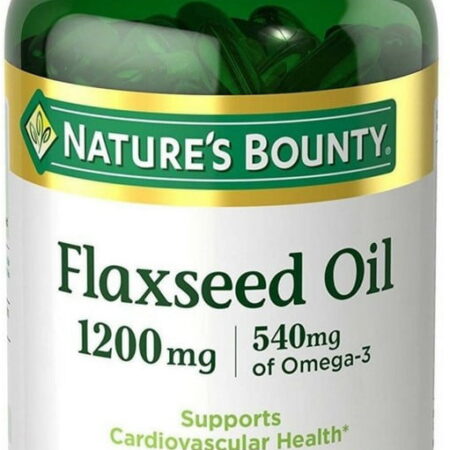 Nature’s Bounty Flaxseed Oil 1200 mg, 125 Rapid Release Softgels