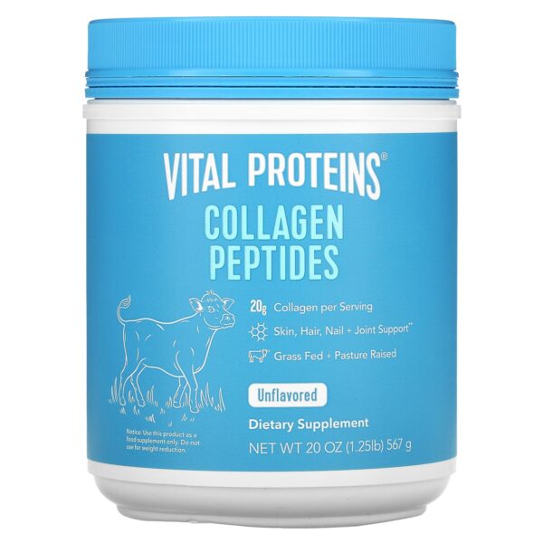 Vital Proteins, Collagen Peptides, Unflavored, 1.25 lbs (567 g)