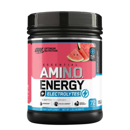 Optimum Nutrition Essential Amin.o. Energy + Electrolytes, Watermelon, 1.51 Lbs