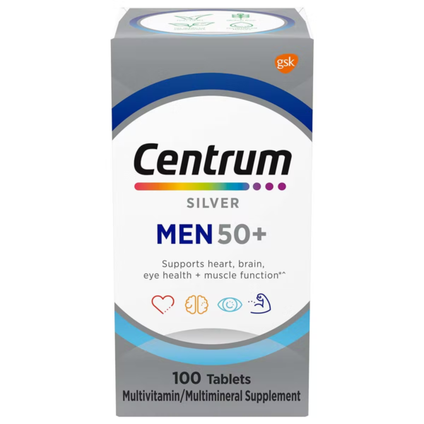 Centrum Silver Gluten-Free Men 50+ Multi-Vitamin Tablets