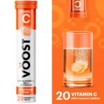 Voost Vitamin C Effervescent Vitamin Consume Tablet, Blood Orange, 20 Ct