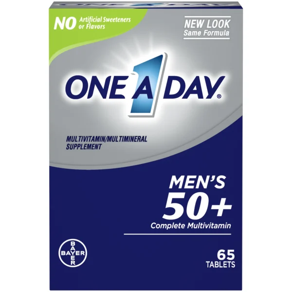 One A Day® Men’s 50+ Complete Multivitamin Tablets - Image 2