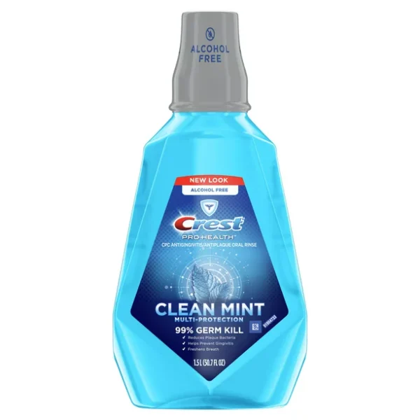 Crest Pro-Health Clean Mint Multi-Protection Alcohol Free Mouthwash