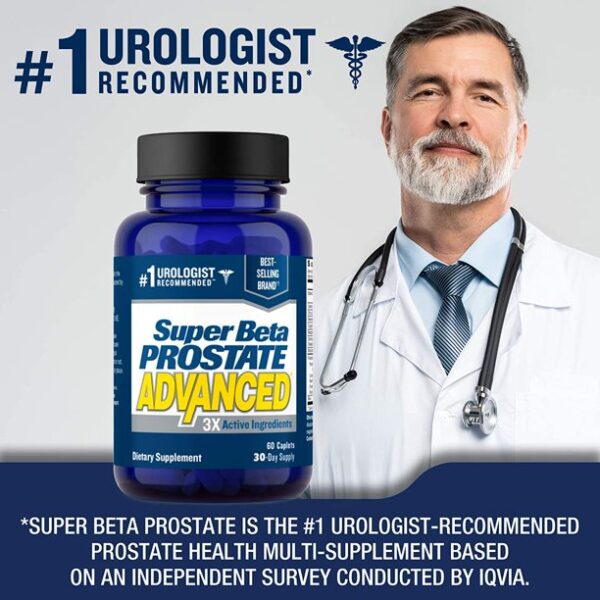 Super Beta Prostate P3 Advanced Dietary Supplement Caplets - Image 2