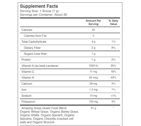 Amazing Grass® Green Superfood® Detox & Digest Clean Greens Whole Food Supplement - Image 2