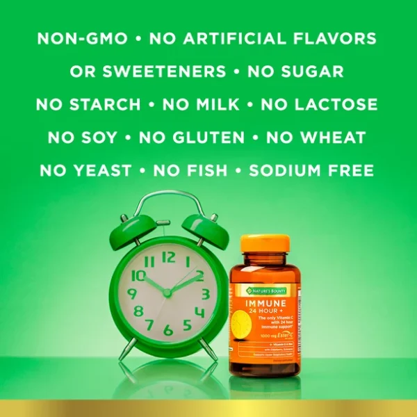 Nature's Bounty® Immune 24 Hour+ Dietary Supplement Softgels - Image 2