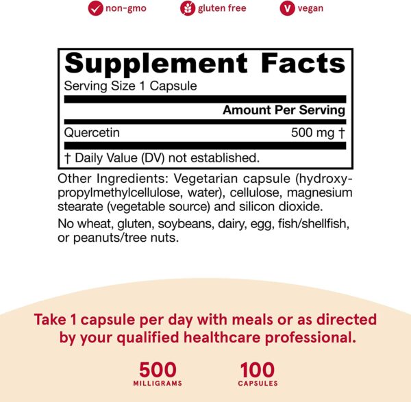 Jarrow Formulas Quercetin Veggie Caps - Image 2