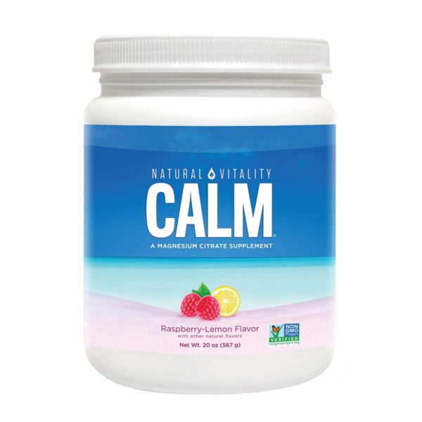 Natural Vitality Calm Raspberry Lemon Anti-Stress Drink Mix