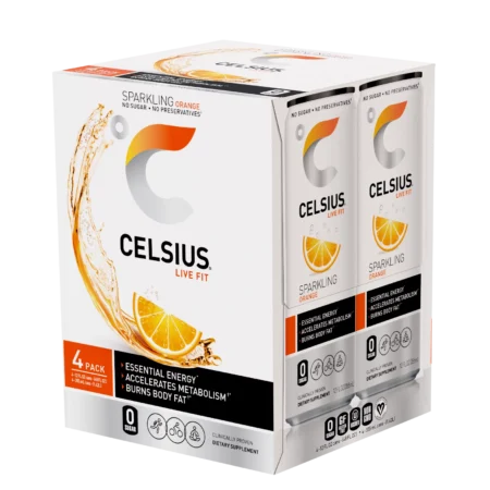 Celsius Orange Sparkling Drink