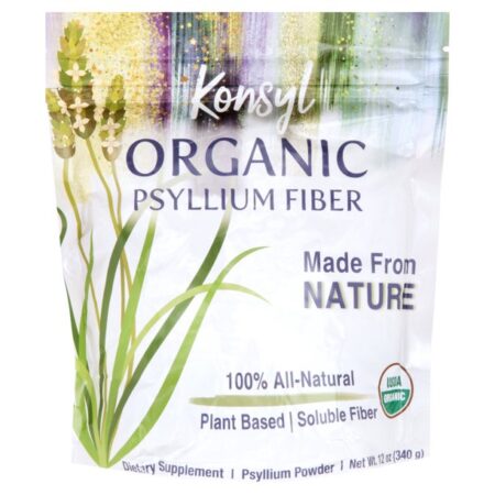 Konsyl Organic Daily Psyllium Fiber Powder