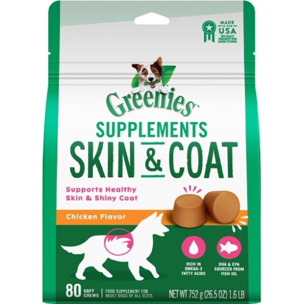 Greenies™ Skin & Coat Supplements For Adult Dogs