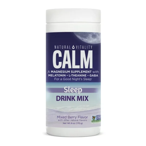 Natural Vitality Calm Mixed Berry Flavor Sleep Support Dietary Supplement