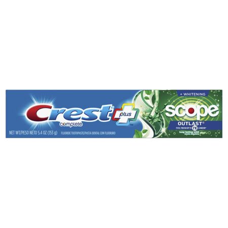 Crest + Scope Outlast Complete Whitening Toothpaste Mint