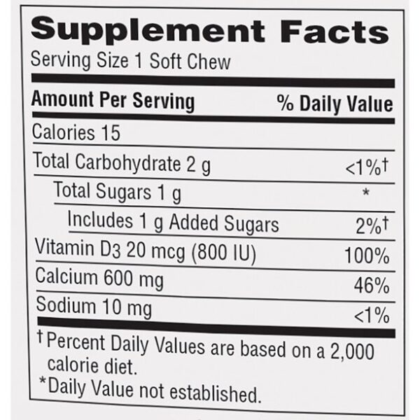 Caltrate® Chocolate Truffle Soft Chews Calcium Supplement - Image 2